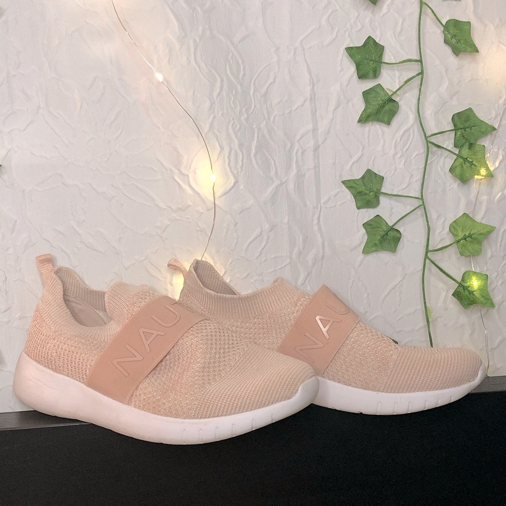 Nautical slip on sneakers